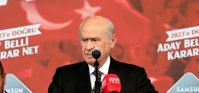 Son dakika: Aday Belli Karar Net mitingi | MHP Genel Başkanı Devlet Bahçeli’den Samsun’da önemli açıklamalar