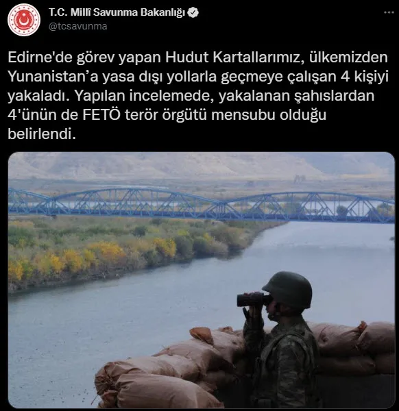 Son dakika: Hudut Kartalları 4 FETÖ’cüyü yakaladı