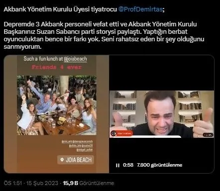 Youtube profesörü Özgür Demirtaş Akbank’tan kovuldu!
