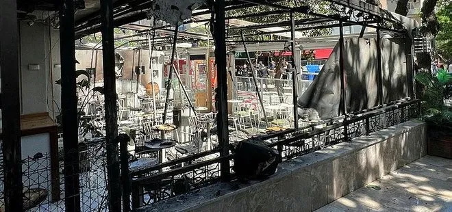 Manisa’da bir kafede çıkan yangın söndürüldü