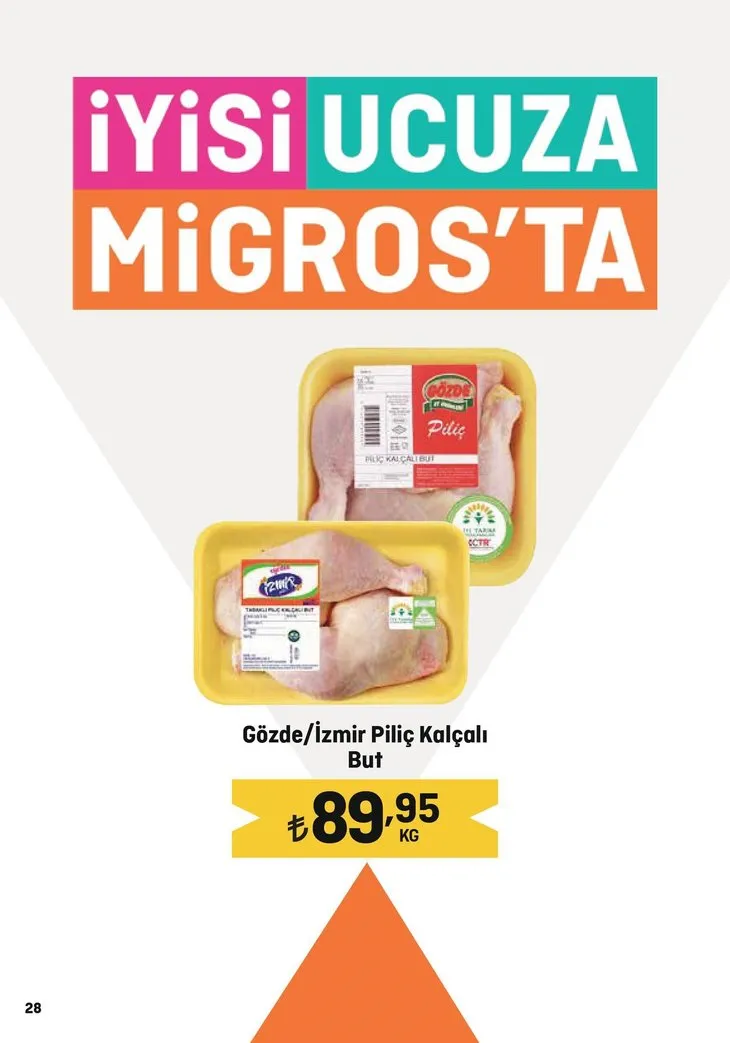 Migros 26 Nisan indirim kataloğu yayında! Migros’da 5KG Un 69,00 TL, Süzme Peynir 59,90 TL, Salça 39,95 TL, Ayçiçek Yağı 5L 199,95 TL’den satışta