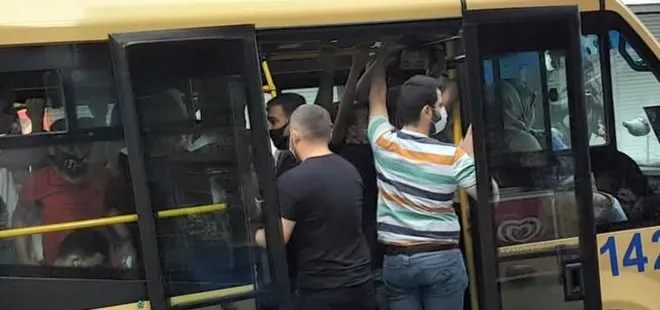 İstanbul’da uyarılar fayda etmiyor, minibüsler tıka basa dolu