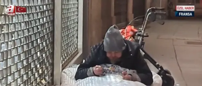 Fransa genelinde 42 bini çocuk 300 bin kişi sokaklarda yaşıyor! Fransa’daki Türklerden evsizlere yardım eli