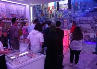 Trabzonspor’un şampiyonluk kupasına yoğun ilgi! Ziyaretçi akını