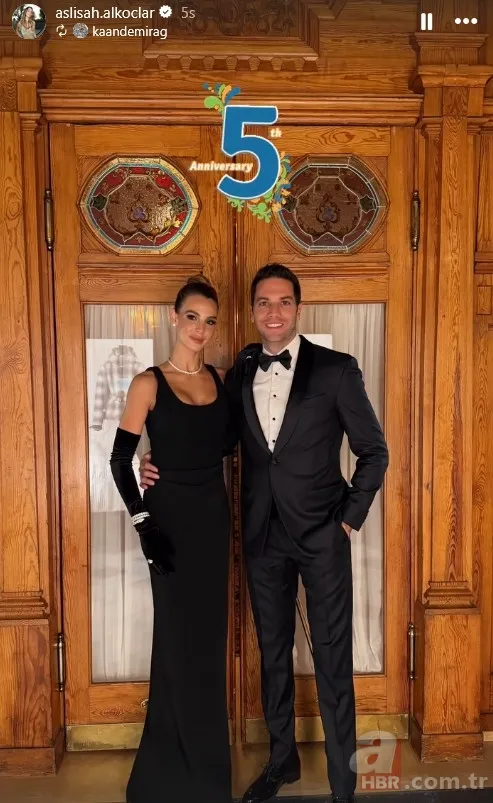 Hülya Koçyiğit'in torunu Aslışah Alkoçlar'dan eşine aşk dolu kutlama 4