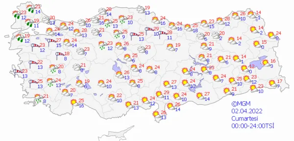 1648654063227.png Kuvvetli sağanak yağış geliyor! Yurt genelinde etkili olacak! Meteoroloji'den çok sayıda ile son dakika uyarısı İstanbul Ankara İzmir hava durumu... - 8