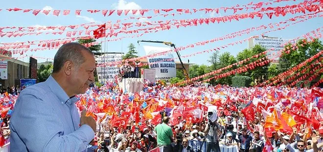Cumhurbaşkanı Erdoğan: Bay Muharrem’in Diyarbakır mitingine katılanların neredeyse tamamı HDP’li