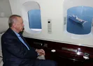 Başkan Erdoğan TCG Anadolu’yu havadan inceledi