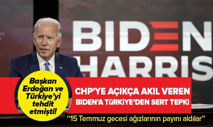 ABD’nin başkan adayı Joe Biden’ın küstah sözlerine Altun’dan sert tepki