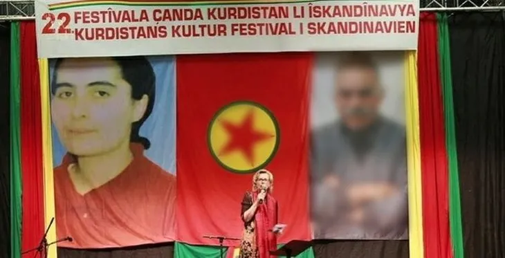 PKK paçavrası İsveç’i karıştırdı! Kriz çıkaran fotoğraf