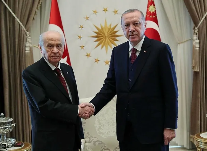 Son Dakika: Başkan Erdoğan Devlet Bahçeli görüştü