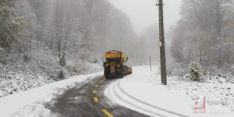 Kocaeli ve Bolu'nun yüksek kesimlerine ilk kar düştü 11