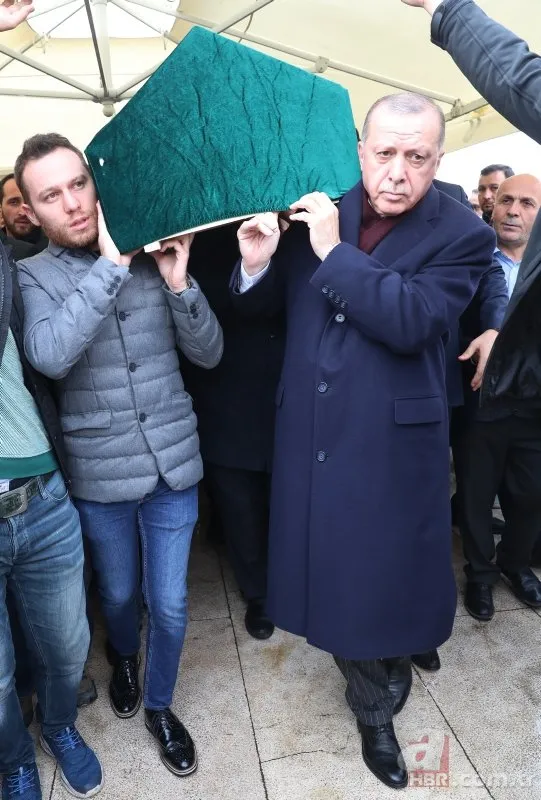 Başkan Erdoğan aile dostunun cenaze namazına katıldı