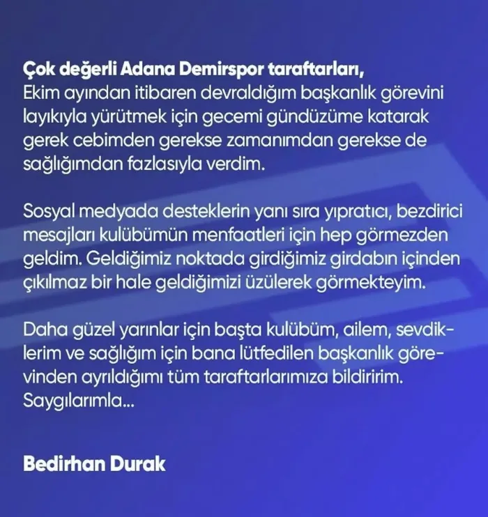 adana-demirspor-baskani-bedirhan-durak-istifa-etti-girdabin-icinden-cikilamiyor-1739169637606.jpeg Adana Demirspor Başkanı Bedirhan Durak istifa etti: Girdabın içinden çıkılamıyor