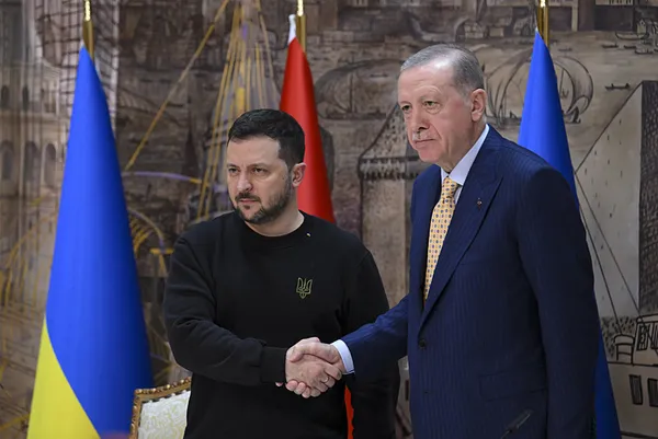 Başkan Recep Tayyip Erdoğan ve Volodimir Zelenskiy’den ortak basın toplantısı!