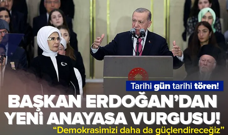 Başkan Erdoğan’dan yeni anayasa vurgusu!