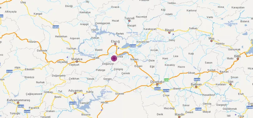 Son dakika: Elazığ'da 4,2 büyüklüğünde deprem