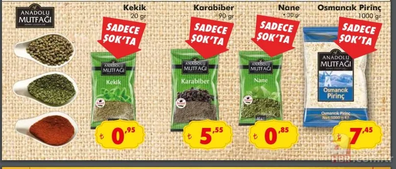 Şok aktüel ürünler kataloğu 1-7 Mayıs ile Ramazan sofraları kuruluyor! ŞOK indirimli ürünler bu hafta 6