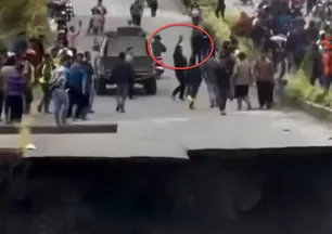 Korku filmi değil gerçek! 4 şeritli yol bir anda yok oldu: İşte dehşet anları