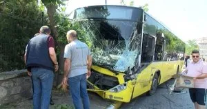 İETT otobüsünde dehşet anları!