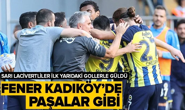 Fenerbahçe evinde paşalar gibi! Fenerbahçe 2-1 Kasımpaşa MAÇ SONUCU-ÖZET