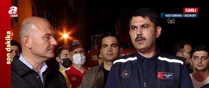 Son dakika: Bakan Soylu ve Bakan Kurum’dan sel felaketinden etkilenen Kastamonu’da flaş açıklamalar