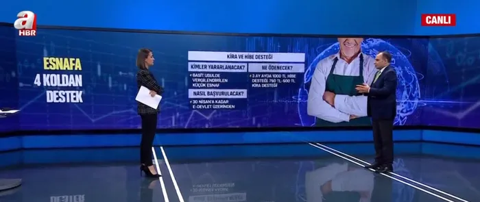 Son dakika: Milyonları ilgilendiriyor! Esnafa 4 koldan destek! Faruk Erdem A Haber canlı yayınında anlattı