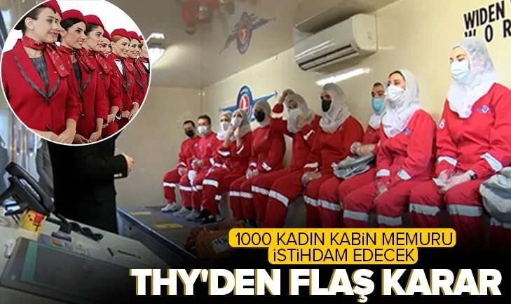 Türk Hava Yolları’ndan kadınlara istihdam müjdesi! Başvuru süresi hakkında flaş karar