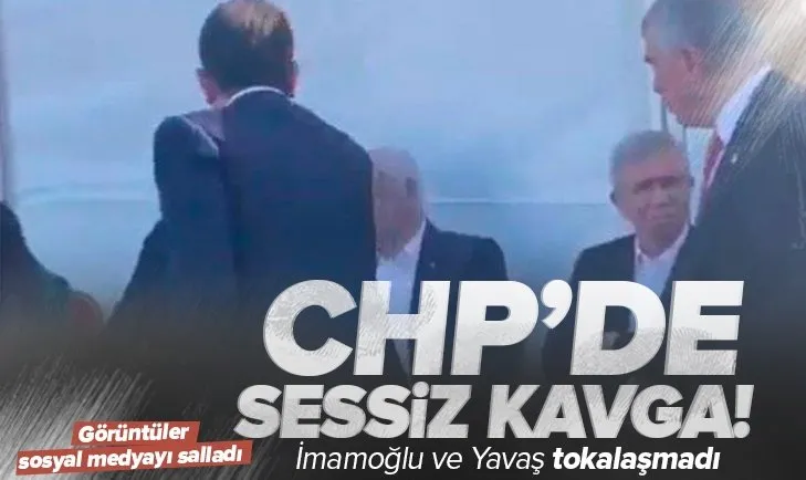 Ekrem İmamoğlu ve Mansur Yavaş tokalaşmadı! CHP’de sessiz kavga