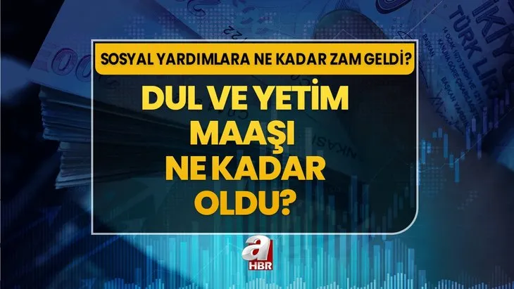 Dul ve yetim maaşı ne kadar oldu? DUL VE YETİM MAAŞI TEMMUZ ZAMMI 2023! Hesaplara yatacağı tarih...