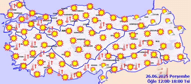 MGM'den tehlikeli sıcak hava uyarısı: 2 gün boyunca nemle birlikte etkisi pik yapacak! Gölgeye kaç, bu saatlerde sakın çıkma 9