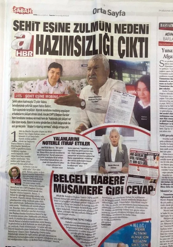 Şehit eşini CHP’li Adana Büyükşehir Belediyesi işten çıkardı Başkan Recep Tayyip Erdoğan sahip çıktı