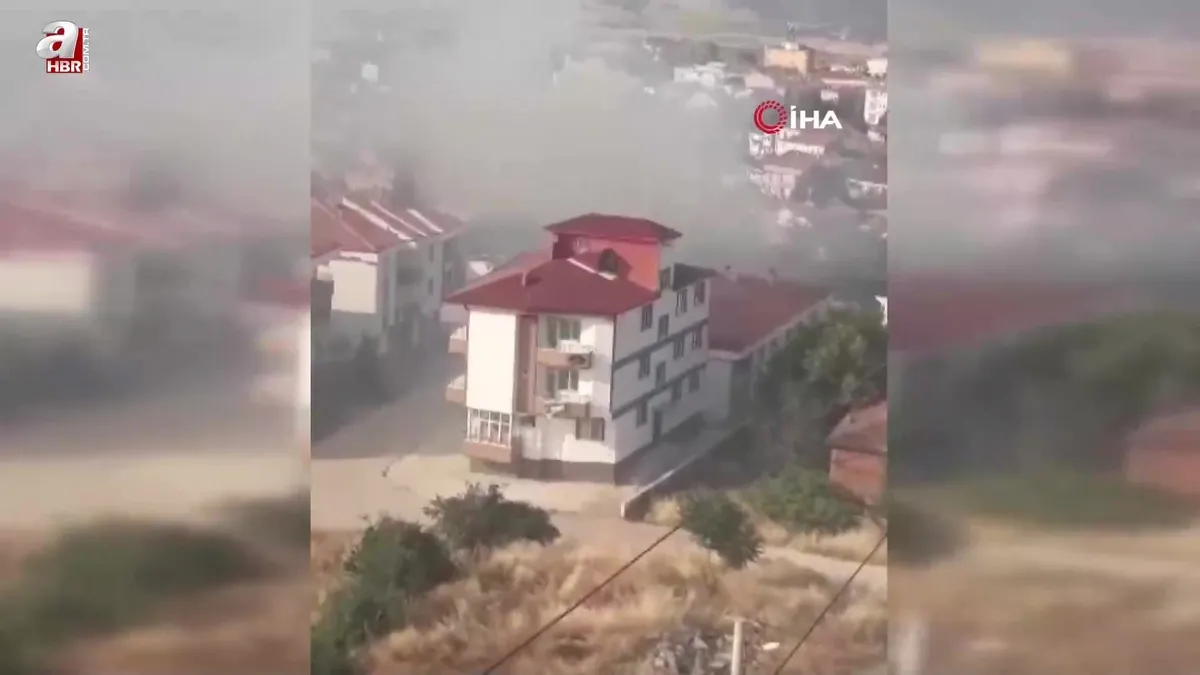 Vezirköprü’de ev yangını