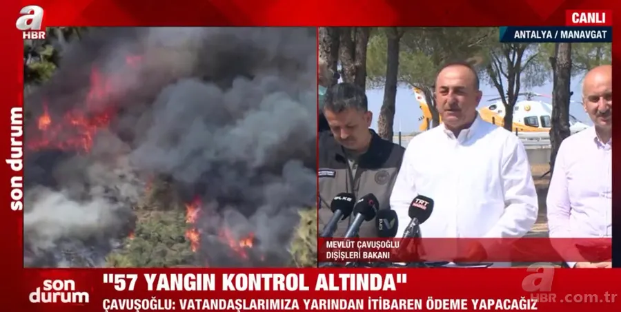 Antalya, Adana, Marmaris, Mersin, Muğla, Osmaniye ve Kayseri'deki orman yangınlarına müdahale ediliyor! Kahreden görüntüler 9