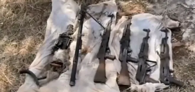 Terör örgütü PKK'ya Mehmetçik'ten ağır darbe! Teçhizatları ele geçirildi...