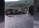 Feci kaza! Yolcu otobüsü TIR ile çarpıştı