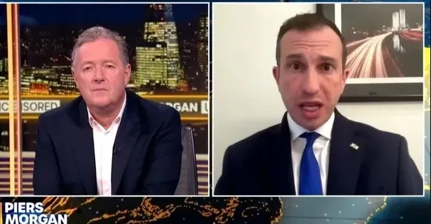 1715609326265.jpg İsrail sözcüsü Avi Hyman canlı yayında rezil oldu! Piers Morgan'dan canlı yayında sert kapak: Kaç sivil öldürdüğünüzü bilmiyor musun? - 1
