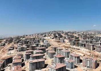 Türkiye'nin en büyük şantiye alanı İndere'de konutlar yükseliyor! Devlet millet ele ele