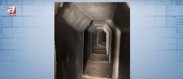 İşte Tel Rıfat’taki PKK/YPG’nin tünel ağı! Araçların geçebileceği büyüklükte...