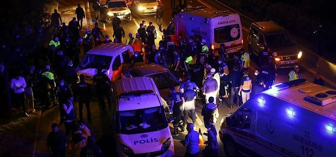 Son dakika: Ankara’da polis uygulaması noktasında kaza