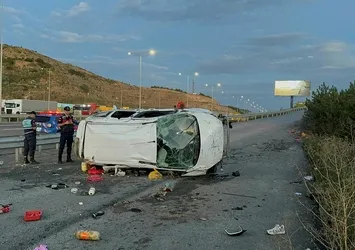 Kuzey Marmara'da korkunç kaza! Defalarca takla attı: 1 ölü, 5 yaralı