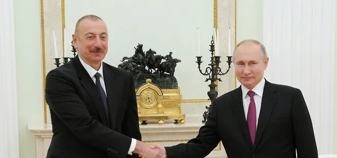 Son dakika: Rusya Devlet Başkanı Vladimir Putin Azerbaycan Cumhurbaşkanı Aliyev ile görüştü