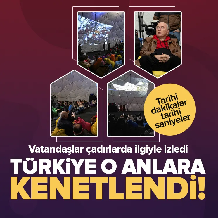 Uzay aracının kenetlenmesi ilgiyle takip edildi