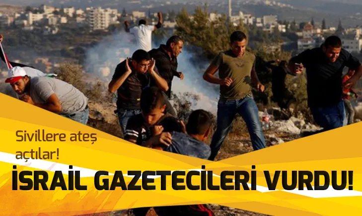 İsrail askerleri AA ve AFP muhabirlerini yaraladı