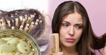 Değdiği yerden yeni saç çıkarıyor! Sarımsakla birlikte 1 avuç bundan sürün...