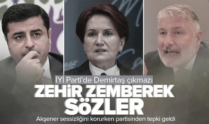 İYİ Partide Demirtaş çıkmazı!