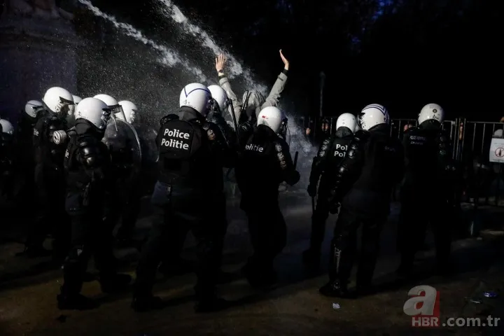 AB ülkesinde sokaklar savaş alanına döndü 6