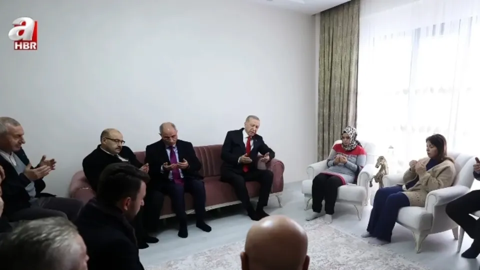 Başkan Erdoğan’dan acılı ailelere ziyaret