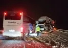 Feci kaza! 8 araç birbirine girdi