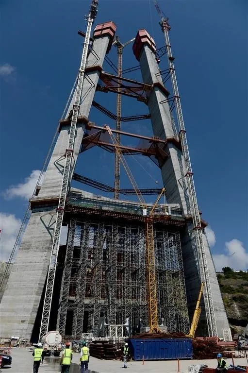 3. Boğaz Köprüsü’nün inşaatında bir yıl geride kaldı